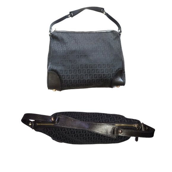 Authentic FENDI Vintage Zucca Hobo Bag - Picture 6 of 13